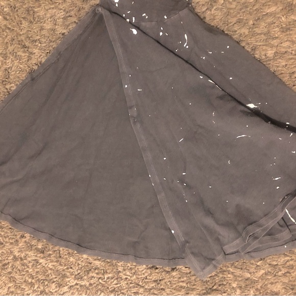 “Life of Leisure” gray splatter mega bell bottom pants - Picture 7 of 7